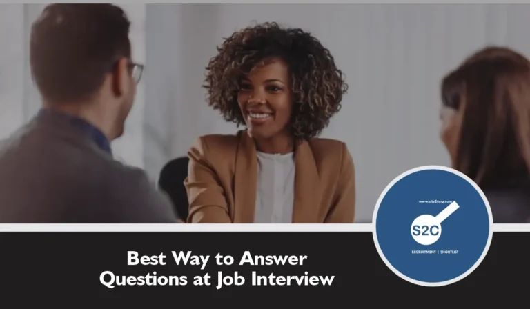 6 Best Ways to Answer Questions at Job Interview