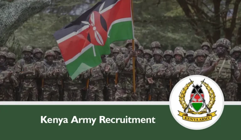 Kenya Army Recruitment 2025/2026 Application Form Portal