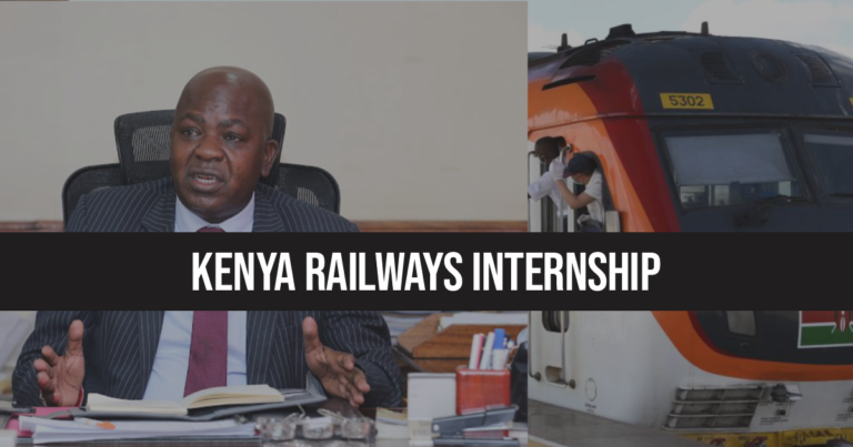 Kenya Railways Internship 2025/2026 Application Form Portal