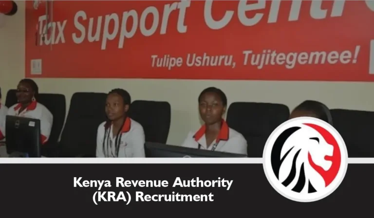 KRA Recruitment 2025/2026 Attachment Application Form Portal