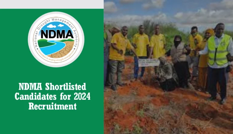 NDMA Shortlisted Candidates for 2025 RecruitmentNDMA Shortlisted Candidates for 2025 Recruitment