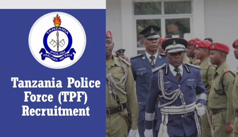 Tanzania Police Force Recruitment 2025 Application Form Portal