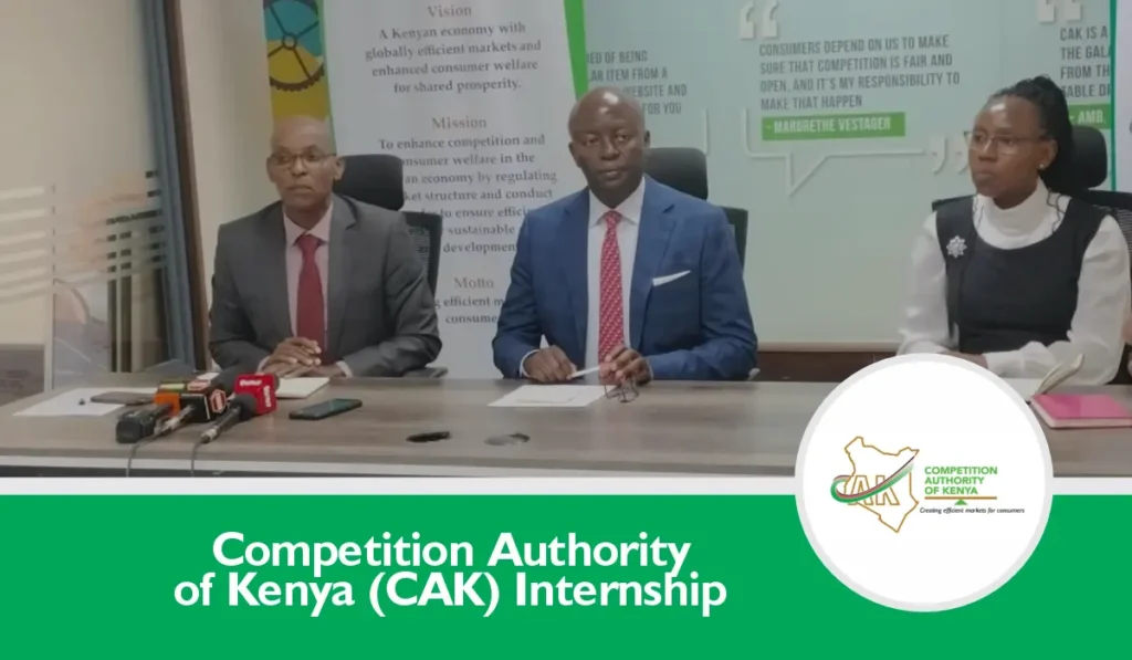CAK Internship 2025/2026 Dates, Application Form Portall