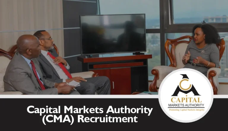 Capital Markets Authority Recruitment 2025 CMA Jobs in Kenya