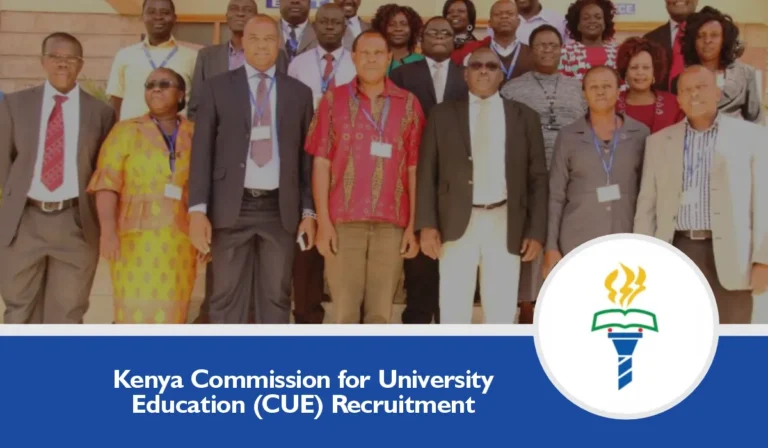 Commission for University Education Recruitment 2025 CUE Jobs Portal