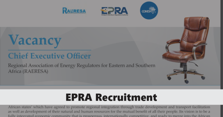 EPRA Hiring Chief Executive Officer - 2024 Recruitment