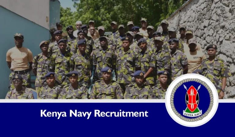 Kenya Navy Recruitment 2025/2026 Dates, Application Form Portal