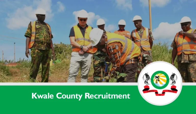 Kwale County Recruitment 2025 Jobs/Vacancies Portal