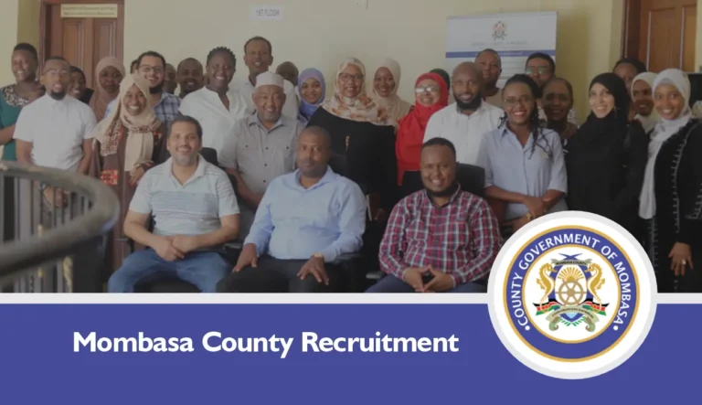 Mombasa County Recruitment 2025/2026 Application Form Portal