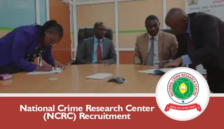 NCRC Recruitment 2025/2026 Jobs/Vacancies Application Portal