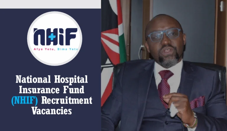 NHIF Recruitment 2024/2025 Application Form Portal