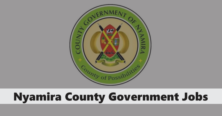 Nyamira County Government Jobs 2024/2025 Recruitment Application Portal