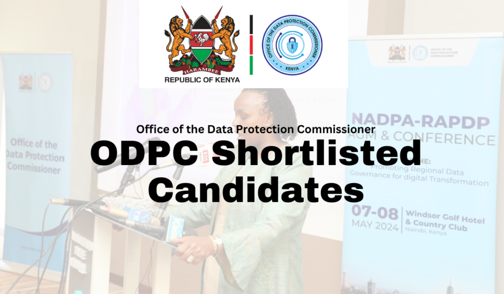 ODPC Shortlisted Candidates 2025/2026 PDF Release Date