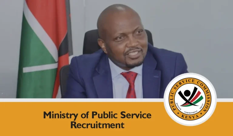 Kenya Ministry of Public Service Jobs 2024 Open Vacancies