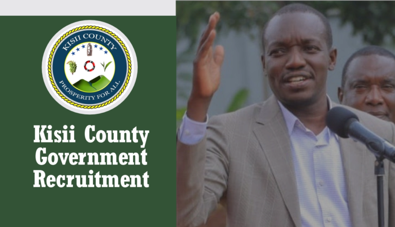 Kisii County Government Recruitment 2025 Jobs Portal