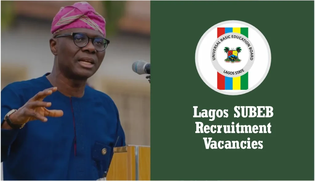 Lagos SUBEB Recruitment 2025/2026 Application Form Portal