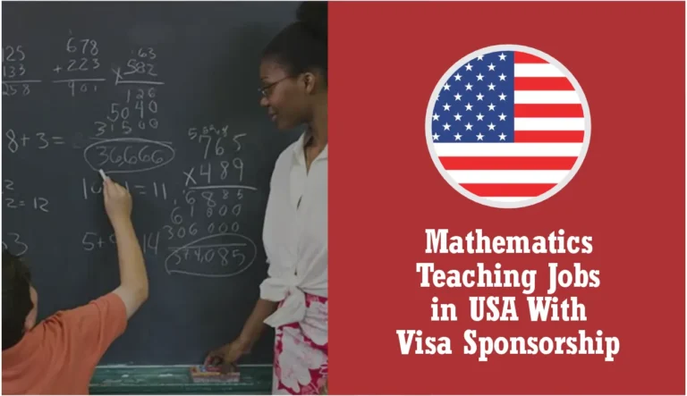 Mathematics Teaching Jobs in USA with Visa Sponsorship (December 2024)