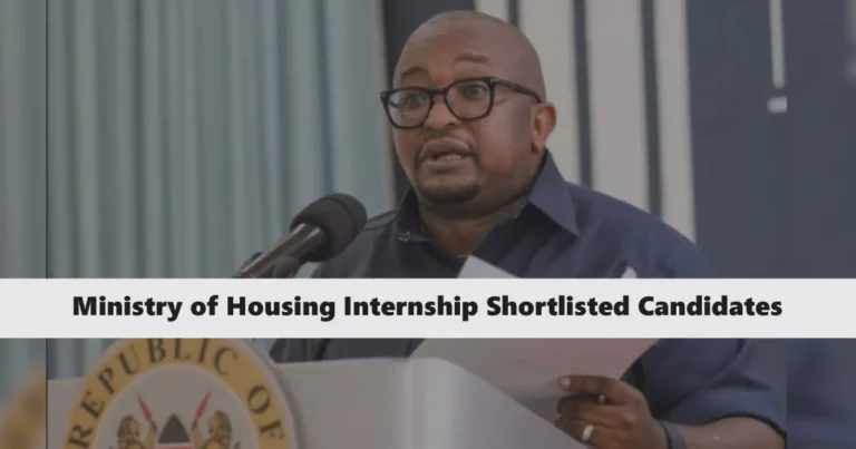 Ministry of Housing Internship Shortlisted Candidates 2025 PDF is Out