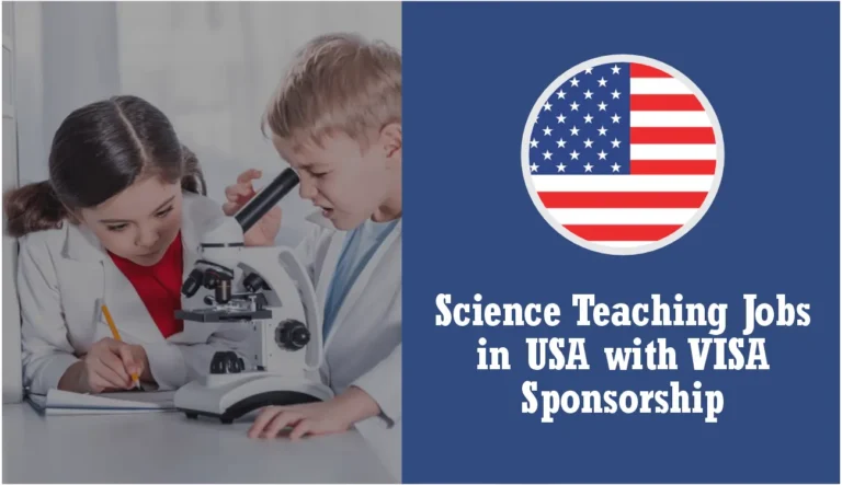 Science Teaching Jobs in USA with Visa Sponsorship (December 2024) $50k Salary