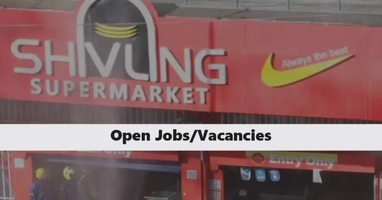 Shivling Supermarkets Jobs 2025 Application Form Portal