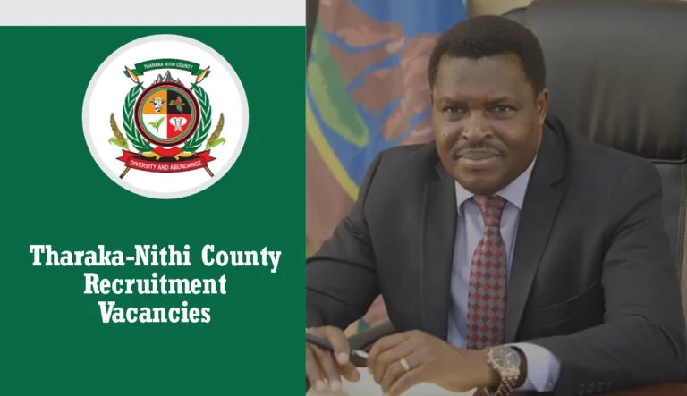 Tharaka-Nithi County Recruitment 2025 Application Form Portal