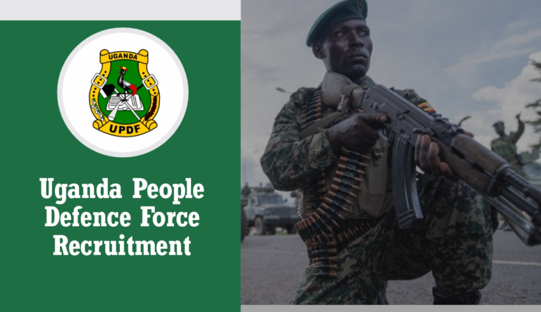 UPDF Recruitment 2025 to 2026 Application Form, Date & Portal