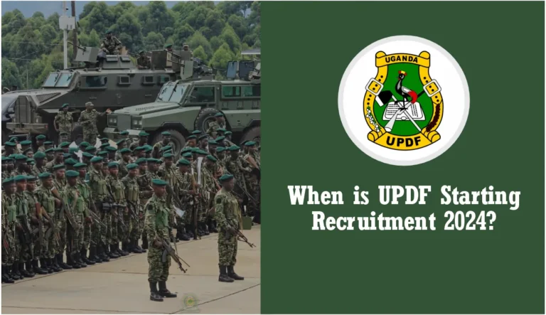 When is UPDF Starting Recruitment 2024?