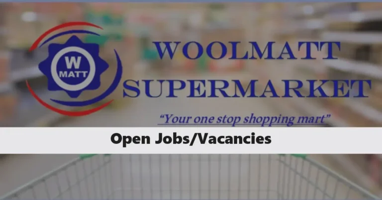 Woolmatt Supermarket Jobs 2025 Application Form Portal