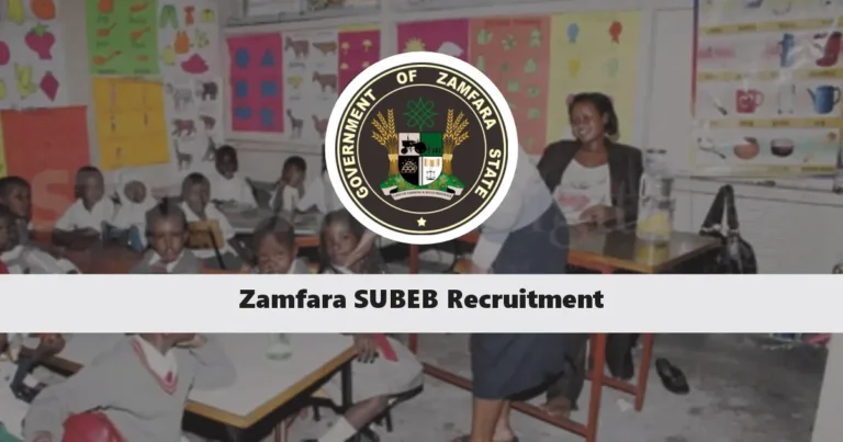 Zamfara SUBEB Recruitment 2024/2025 Application Form Portal