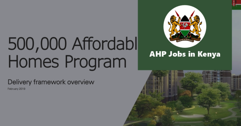 AHP Jobs 2024 Vacancies, Requirements, How to Apply