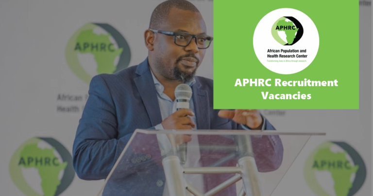 APHRC Recruitment 2024 Jobs/Vacancies Application Form Portal