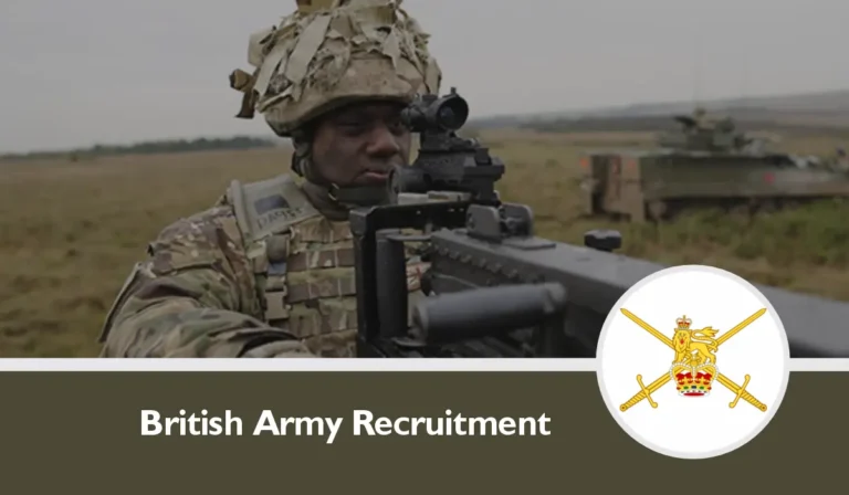 British Army Recruitment 2025/2026 Application Form Portal