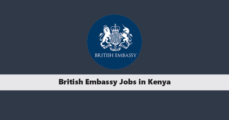 British Embassy Jobs in Kenya December 2024