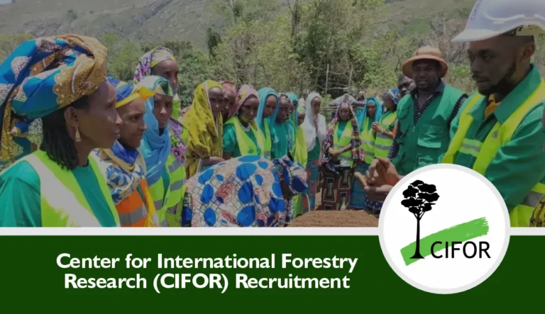 CIFOR Recruitment 2025/2026 Application Form Portal