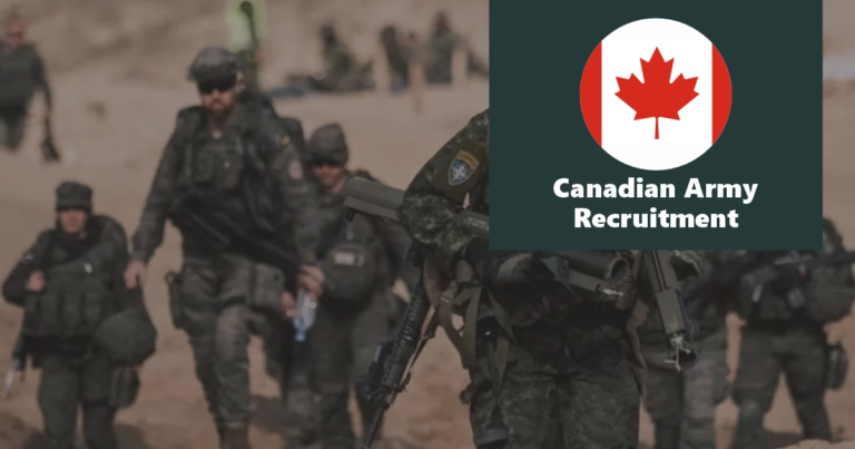 Canadian Army Recruitment 2025/2026 Application Form Portal