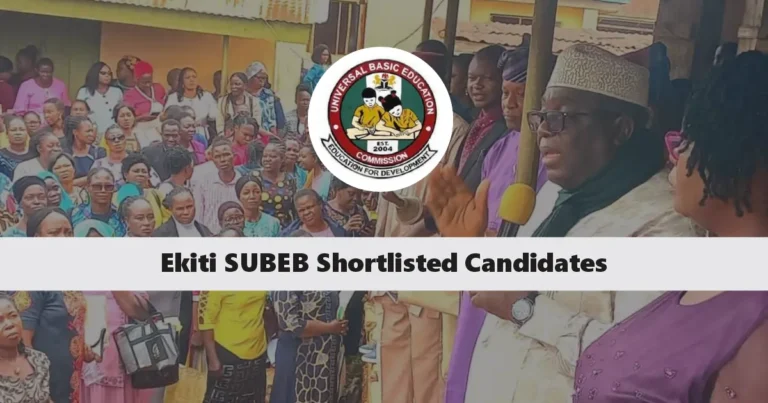 Ekiti SUBEB Shortlisted Candidates 2024 PDF Download is Out