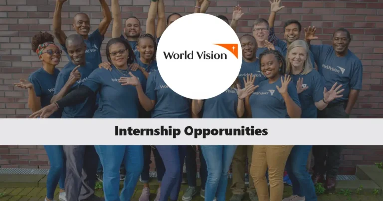 World Vision Internship 2025 Application Form Portal