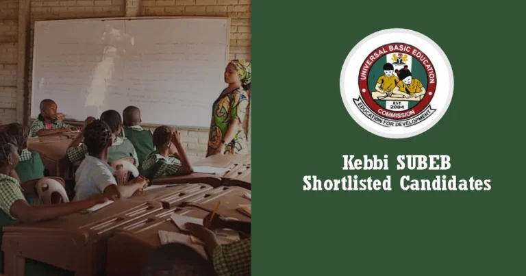 Kebbi SUBEB Shortlisted Candidates 2024 PDF is Out