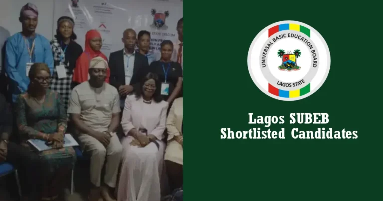 Lagos SUBEB Shortlisted Candidates 2025 PDF is Out