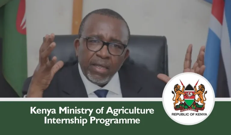 Ministry of Agriculture Internship 2025/2026 Application Form