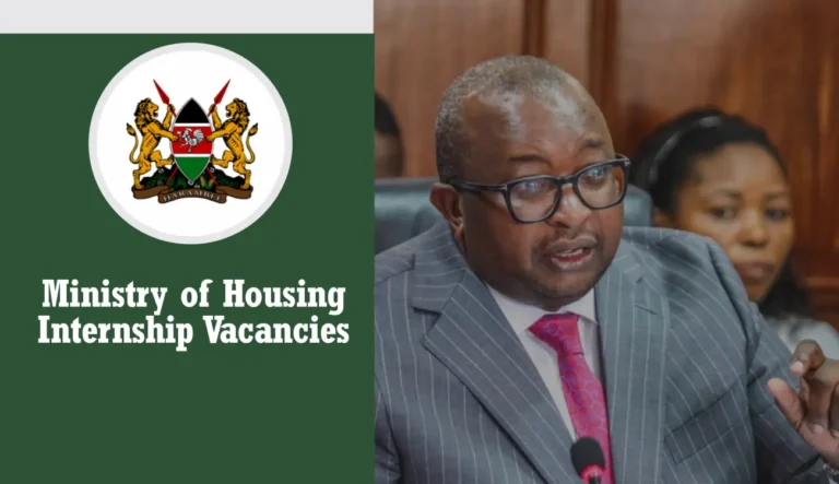 Ministry of Housing Internship (August 2024) Vacancies Application Form