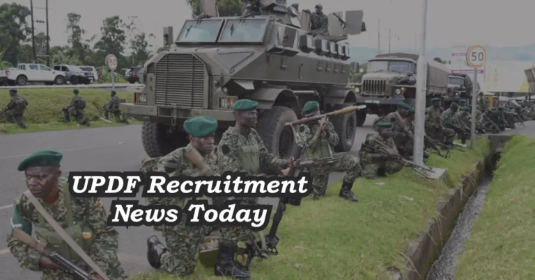 UPDF Recruitment Latest News Today August 2024