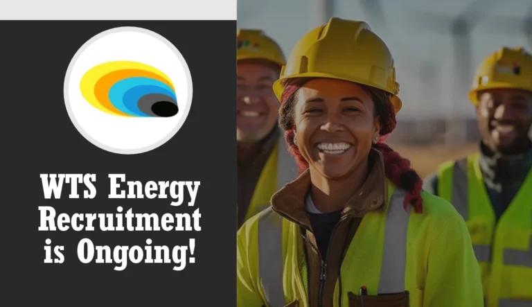 WTS Energy Recruitment 2025/2026 Application Form Portal