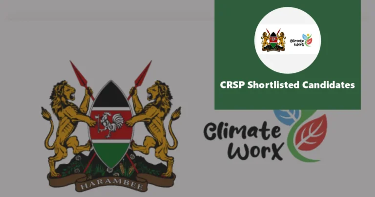 CRSP Shortlisted Candidates for 2024 Registration is Out