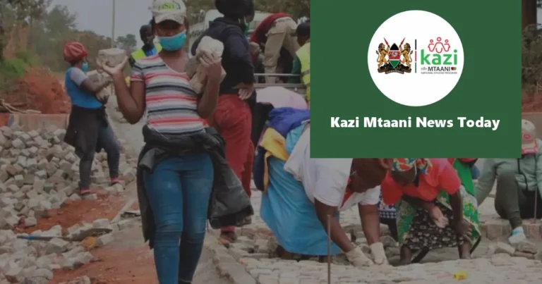 Kazi Mtaani Latest News Today 2025 (Shortlisted Candidates)