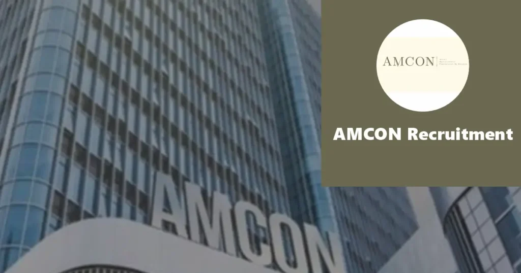 AMCON Recruitment 2025/2026 Jobs Application Form Portal