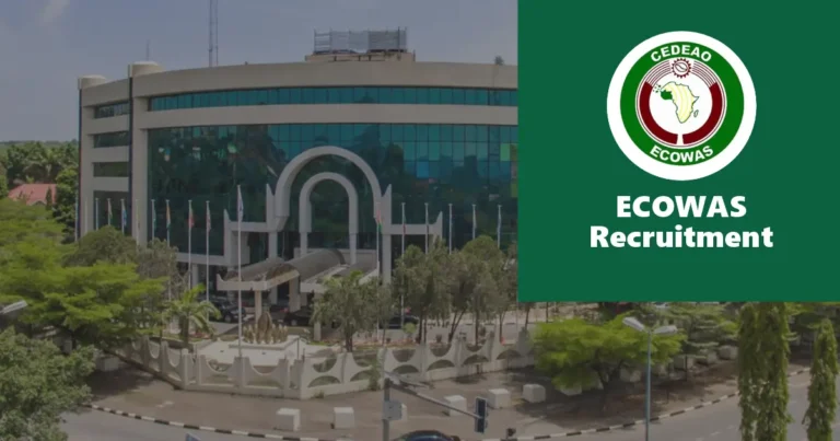 ECOWAS Recruitment 2025/2026 Jobs Portal