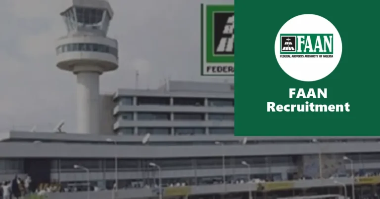 FAAN Recruitment 2025/2026 Jobs Form Portal