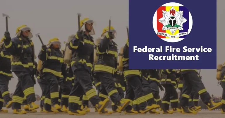 Federal Fire Service Recruitment 2025 Jobs Portal