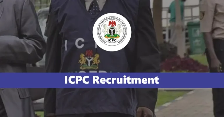 ICPC Recruitment 2024/2025 Jobs Application Form Portal